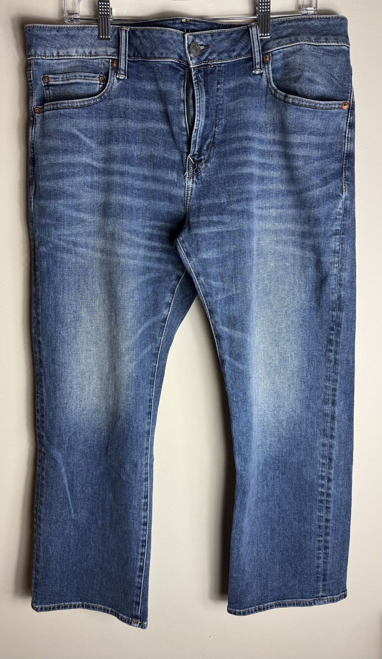 American Eagle Original Bootcut Jeans Medium Blue Denim Men's